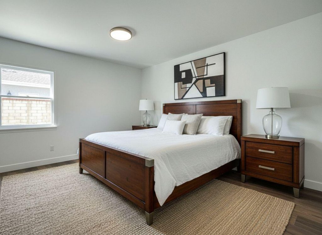 staged room: bedroom modern