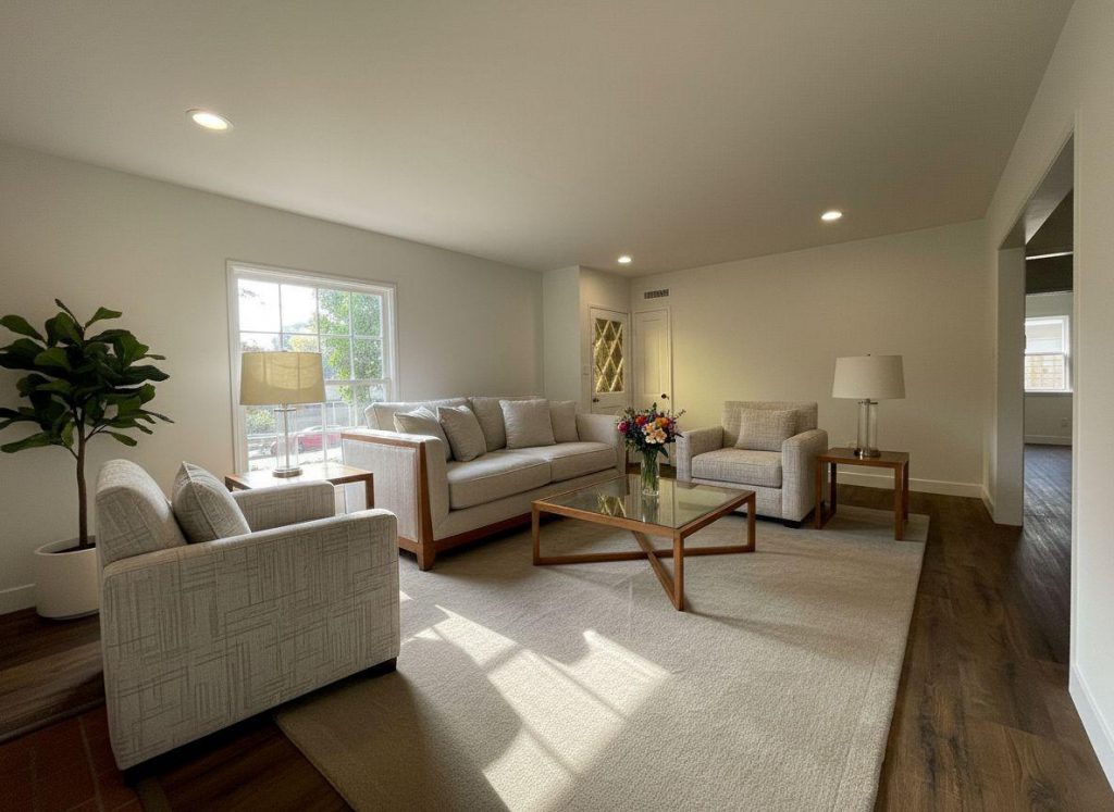 staged room: livingroom contemporary