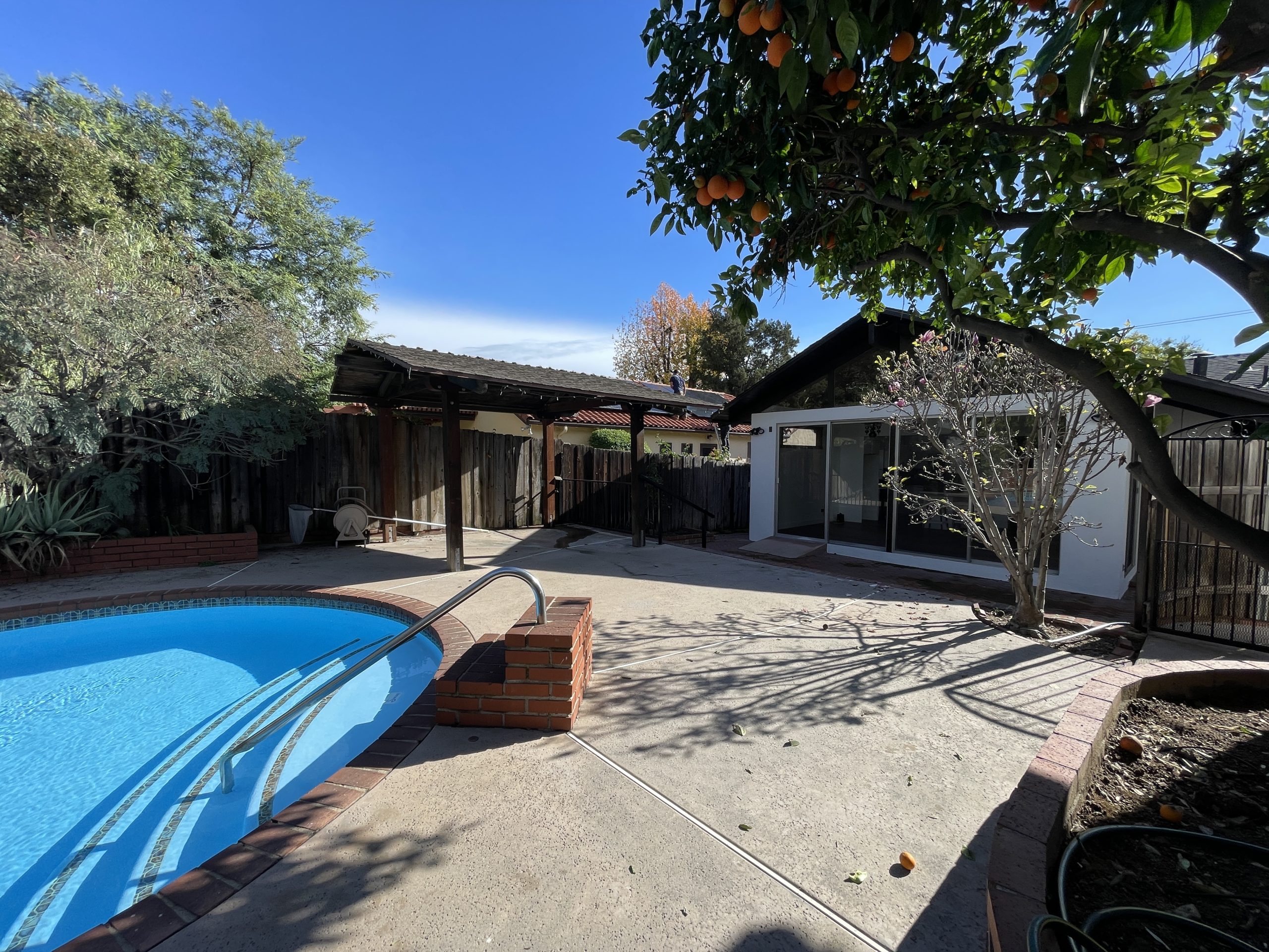 Backyard, Pool and ADU