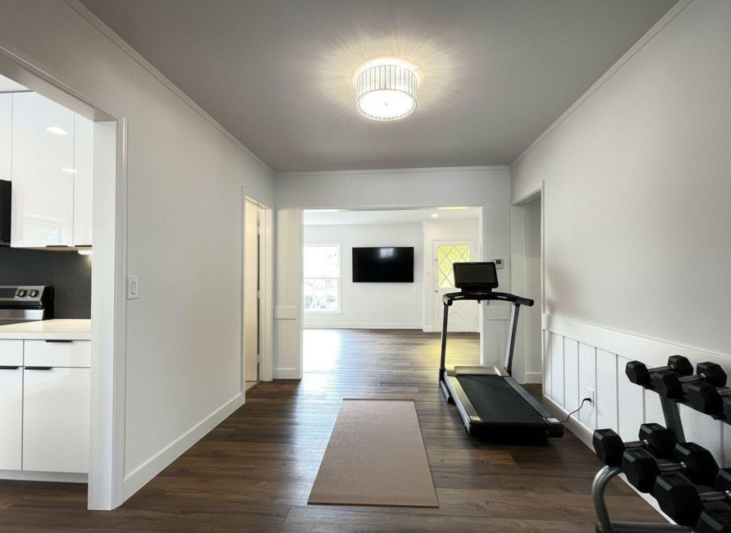 staged room: gym modern