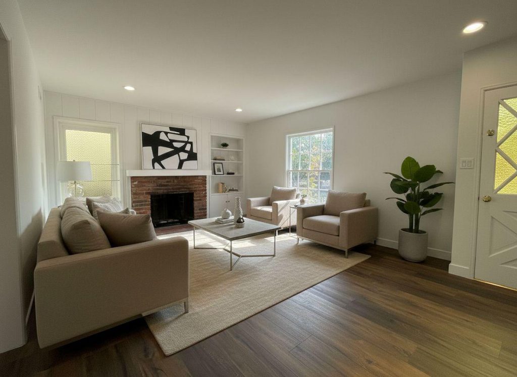 staged room: livingroom modern