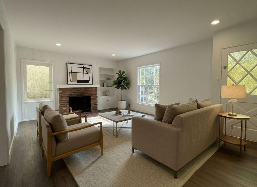 staged room: livingroom modern